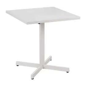 Folding Side Table White 70 x 70 x 74 cm by BigBuy Garden, Side Tables - Ref: S8806117, Price: 108,69 €, Discount: %