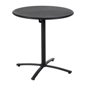 Table d'Appoint Pliable Anthracite 70 x 70 x 72 cm de BigBuy Garden, Tables de service - Réf : S8806119, Prix : 111,27 €, Rem...