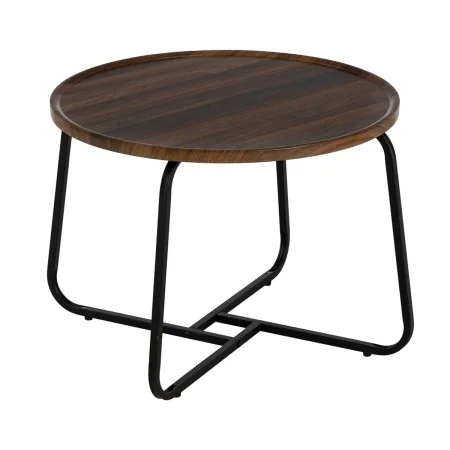 Centre Table Brown Black Iron MDF Wood 60 x 60 x 45 cm by BigBuy Home, Tables - Ref: S8806128, Price: 77,52 €, Discount: %