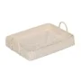 Plateau Blanc Bambou Rotin 45 x 34 x 13 cm (2 Unités) de BigBuy Home, Plats et plateaux - Réf : S8806166, Prix : 48,24 €, Rem...