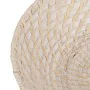 Centerpiece White Bamboo Rattan 35 x 35 x 8 cm (2 Units) by BigBuy Home, Party items - Ref: S8806167, Price: 36,36 €, Discoun...