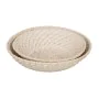 Centerpiece White Bamboo Rattan 35 x 35 x 8 cm (2 Units) by BigBuy Home, Party items - Ref: S8806167, Price: 36,36 €, Discoun...