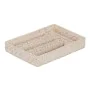 Cesto para cubiertos Blanco Bambú Ratán 34 x 24 x 6 cm de BigBuy Home, Estantes y soportes - Ref: S8806170, Precio: 19,15 €, ...