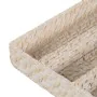 Cesto para cubiertos Blanco Bambú Ratán 34 x 24 x 6 cm de BigBuy Home, Estantes y soportes - Ref: S8806170, Precio: 19,15 €, ...