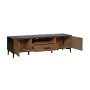 TV furniture ORLEANS Black Natural 154 x 40 x 44 cm by BigBuy Tech, TV tables and stands - Ref: S8806173, Price: 324,12 €, Di...