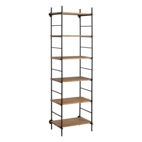 Shelves Black Beige Iron Fir wood 64 x 44 x 220 cm by BigBuy Home, Standing Shelf Units - Ref: S8806180, Price: 293,24 €, Dis...