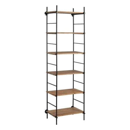 Étagère Noir Beige Fer Bois d'épicéa 64 x 44 x 220 cm de BigBuy Home, Étagères verticales - Réf : S8806180, Prix : 313,18 €, ...