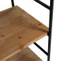 Shelves Black Beige Iron Fir wood 64 x 44 x 220 cm by BigBuy Home, Standing Shelf Units - Ref: S8806180, Price: 313,18 €, Dis...