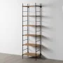 Shelves Black Beige Iron Fir wood 64 x 44 x 220 cm by BigBuy Home, Standing Shelf Units - Ref: S8806180, Price: 313,18 €, Dis...