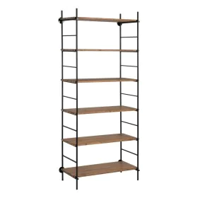 Étagère Noir Beige Fer Bois d'épicéa 94 x 44 x 220 cm de BigBuy Home, Étagères verticales - Réf : S8806181, Prix : 383,53 €, ...