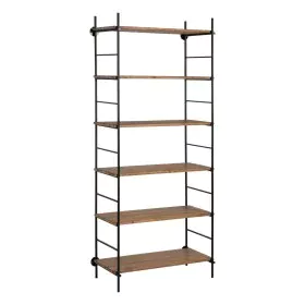 Shelves Black Beige Iron Fir wood 94 x 44 x 220 cm by BigBuy Home, Standing Shelf Units - Ref: S8806181, Price: 409,61 €, Dis...