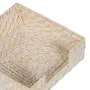 Porta-guardanapos Branco Bambu Rotim 18 x 18 x 6 cm de BigBuy Home, Prateleiras e estantes - Ref: S8806188, Preço: 10,65 €, D...