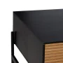 Mesa de Centro ORLEANS Preto Natural Ferro Madeira MDF 124 x 60 x 43,5 cm de BigBuy Home, Jogos de móveis - Ref: S8806191, Pr...