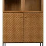 Display Stand MARIGNI Black Natural Crystal Iron MDF Wood 84,5 x 42,5 x 198 cm by BigBuy Home, Glass Cabinets - Ref: S8806200...