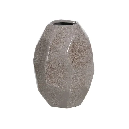 Vase Gris Céramique 23 x 23 x 35 cm de BigBuy Home, Vases - Réf : S8806213, Prix : 34,70 €, Remise : %