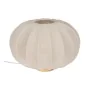 Lampada da tavolo Beige Naturale Cotone Legno Metallo 60 W 220-240 V 40 x 40 x 28,5 cm di BigBuy Home, Lampade da tavolo e ab...