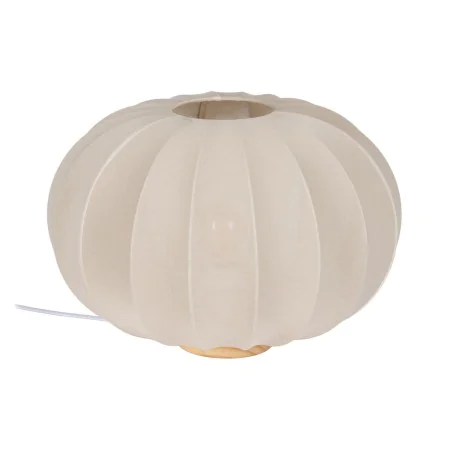 Tischlampe Beige natürlich Baumwolle Holz Metall 60 W 220-240 V 40 x 40 x 28,5 cm von BigBuy Home, Tisch- & Nachttischlampen ...