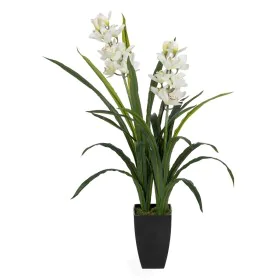 Plante décorative Bambou Polyéthylène Fer Ciment Tissu 45 x 45 x 100 cm de BigBuy Home, Plantes artificielles - Réf : S880622...