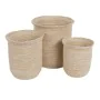 Multi-purpose basket Natural Rushes 40 x 40 x 45 cm (3 Pieces) by BigBuy Home, Storage baskets - Ref: S8806235, Price: 67,06 ...