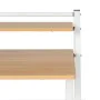 Schreibtisch Weiß natürlich Eisen Holz MDF 87 x 56 x 87 cm von BigBuy Office, Schreibtische und Computertische - Ref: S880625...