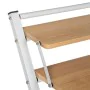 Schreibtisch Weiß natürlich Eisen Holz MDF 87 x 56 x 87 cm von BigBuy Office, Schreibtische und Computertische - Ref: S880625...