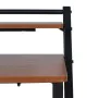 Bureau Marron Noir Fer Bois MDF 87 x 56 x 87 cm de BigBuy Office, Bureaux et tables d'ordinateurs - Réf : S8806258, Prix : 91...