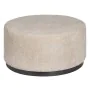 Pouffe Black Beige Metal Pine MDF Wood 80 x 80 x 41 cm by BigBuy Home, Footstools - Ref: S8806262, Price: 197,81 €, Discount: %