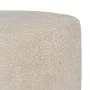 Pouf Noir Beige Métal Bois de pin Bois MDF 80 x 80 x 41 cm de BigBuy Home, Poufs - Réf : S8806262, Prix : 187,32 €, Remise : %