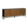 Credenza ORLEANS Nero Naturale Ferro Legno MDF 204 x 40 x 81,5 cm di BigBuy Home, Credenze e buffet - Rif: S8806264, Prezzo: ...