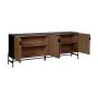 Buffet ORLEANS Noir Naturel Fer Bois MDF 204 x 40 x 81,5 cm de BigBuy Home, Buffets, crédences et vaisseliers - Réf : S880626...