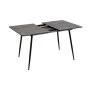 Table extensible Noir Gris Fer 120 x 80 x 75 cm de BigBuy Garden, Tables de jardin - Réf : S8806267, Prix : 247,25 €, Remise : %