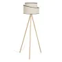 Floor Lamp Black Beige Wood Fabric 60 W 220-240 V 60 x 60 x 155 cm by BigBuy Home, Floor Lamps & Torchieres - Ref: S8806271, ...