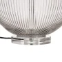 Desk lamp Beige Polyester Metal Crystal 60 W 220-240 V 43 x 43 x 66 cm by BigBuy Home, Bedside and Table Lamps - Ref: S880627...