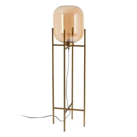 Luminária de chão Dourado Metal Cristal 40 W 220-240 V 39 x 39 x 143 cm de BigBuy Home, Candeeiros de pé - Ref: S8806274, Pre...