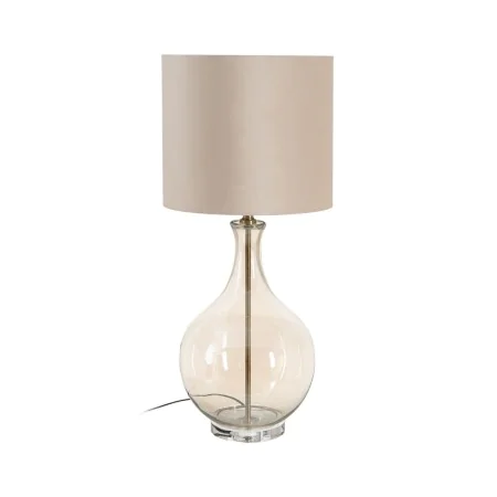 Lampada da tavolo Dorato Poliestere Metallo Cristallo 60 W 220-240 V 39 x 39 x 89 cm di BigBuy Home, Lampade da tavolo e abat...