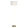 Lampada da Terra Bianco Dorato Metallo Tessuto 60 W 220-240 V 40 x 40 x 146 cm di BigBuy Home, Lampade da terra - Rif: S88062...