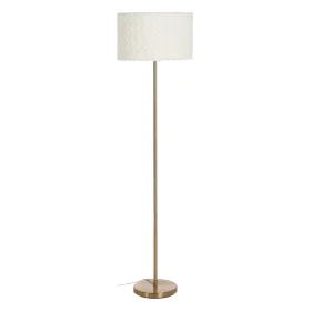 Lámpara de Pie Blanco Dorado Metal Tejido 60 W 220-240 V 40 x 40 x 146 cm de BigBuy Home, Lámparas de pie - Ref: S8806283, Pr...