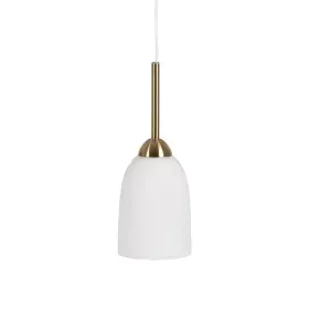 Candeeiro de teto Branco Dourado 60 W de BigBuy Home, Iluminação suspensa - Ref: S8806285, Preço: 28,71 €, Desconto: %