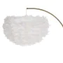 Floor Lamp White Golden Metal Feathers 60 W 220-240 V 68 x 40 x 175 cm by BigBuy Home, Floor Lamps & Torchieres - Ref: S88062...