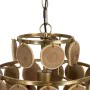 Candeeiro de teto Dourado Natural 40 W de BigBuy Home, Iluminação suspensa - Ref: S8806310, Preço: 173,08 €, Desconto: %