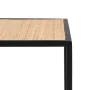 Mesa de Centro Preto Natural Cristal Ferro Rotim 97,5 x 34 x 35 cm (3 Unidades) de BigBuy Home, Jogos de móveis - Ref: S88063...