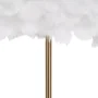 Floor Lamp White Golden Metal Feathers 60 W 220-240 V 50 x 50 x 154 cm by BigBuy Home, Floor Lamps & Torchieres - Ref: S88063...