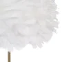 Floor Lamp White Golden Metal Feathers 60 W 220-240 V 50 x 50 x 154 cm by BigBuy Home, Floor Lamps & Torchieres - Ref: S88063...