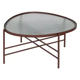 Mesa de Centro Telha Cristal Ferro 78 x 68 x 37 cm de BigBuy Home, Jogos de móveis - Ref: S8806339, Preço: 120,38 €, Desconto: %