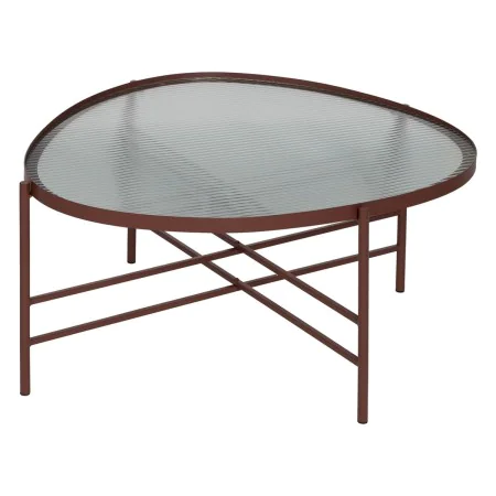 Mesa de Centro Teja Cristal Hierro 78 x 68 x 37 cm de BigBuy Home, Mesas - Ref: S8806339, Precio: 120,38 €, Descuento: %