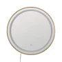 Miroir mural Doré Miroir 60 x 3 x 60 cm de BigBuy Home, Miroirs muraux - Réf : S8806347, Prix : 64,81 €, Remise : %