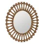 Wall mirror Natural 100 x 3 x 100 cm by BigBuy Home, Wall-Mounted Mirrors - Ref: S8806356, Price: 179,20 €, Discount: %