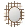 Wall mirror Natural 100 x 3,5 x 100 cm by BigBuy Home, Wall-Mounted Mirrors - Ref: S8806357, Price: 148,44 €, Discount: %