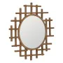 Wall mirror Natural 64 x 3 x 62,5 cm by BigBuy Home, Wall-Mounted Mirrors - Ref: S8806358, Price: 75,92 €, Discount: %