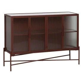 Aparador Telha Cristal Ferro 120 x 35 x 85 cm de BigBuy Home, Armários e aparadores - Ref: S8806373, Preço: 427,44 €, Descont...